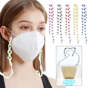 1 шт. плетеная веревка в цветочек маска ремешок ожерелье удобная и удобная безопасная маска для отдыха и ушной держатель Ropeface маска модная mascarilla