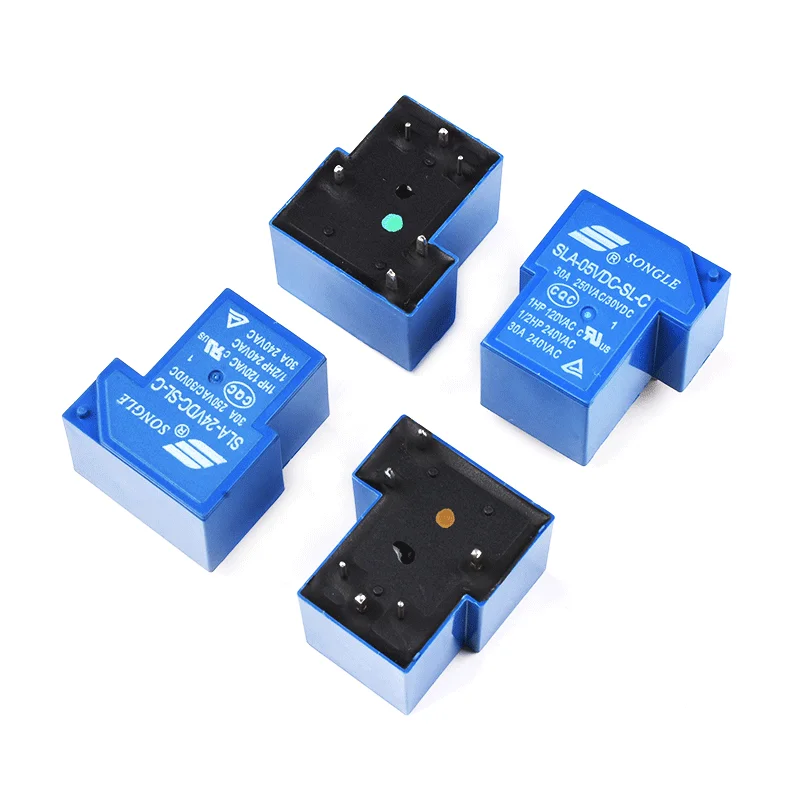 5 шт. реле питания SLA-05VDC-SL-C SLA-12VDC-SL-C 5В 12В 24В 30А 6PIN T90 Новый и оригинальный |