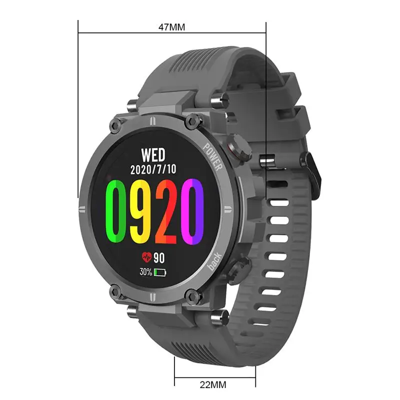 

Kospet Raptor Smart Sport Watch IP68 Waterproof Fitness Tracker BT 4.0 Heart Rate Monitor Message Reminder Outdoor Fitness Watch