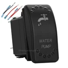 Водяной насос красный светодиод 5 контактов ВКЛ.ВЫКЛ 20 А12 в 10 а24 В кулисный переключатель SPST + перемычка набор проводов для автомобиля лодки грузовика водонепроницаемая