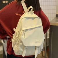 cute women trendy backpack nylon female school bag college book lady laptop backpack kawaii fashion cool girl student travel bag