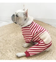 pet dog costume jumpsuit warm winter dog clothes schnauzer pug french bulldog clothing bulldog coat outfit pet apparel garment