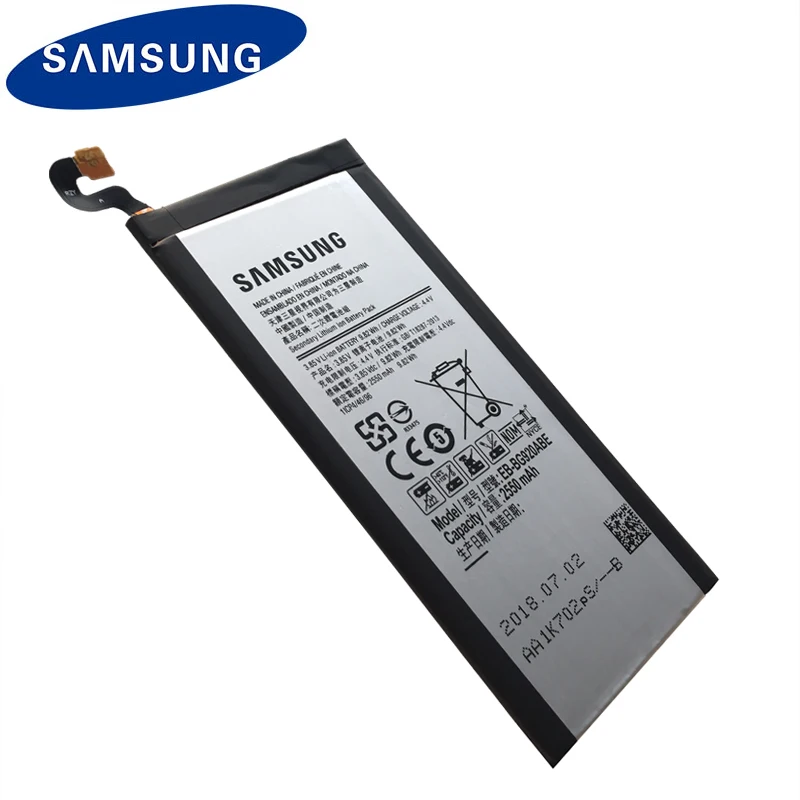 

Samsung Originale EB-BG928ABE Battery EB-BG920ABE For GALAXY S6 SM-G920 G920F S6 edge Plus SM-G9280 EB-BG925ABE S6 Edge G925F