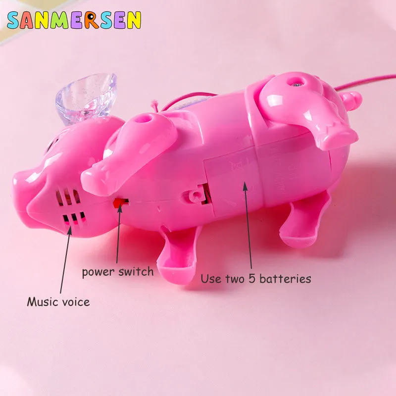 

Electric Toys Luminous Walking Pig Music Dancing Piggy LED Light Glowing Children's Electric Pets Creative Gifts For Baby Kids