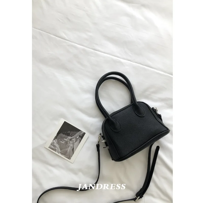 

Fashion Women Purse Handbags Vintage Design Ladies Small Tote Shell Bag Solid Color PU Leather Female Shoulder Crossbody Bags