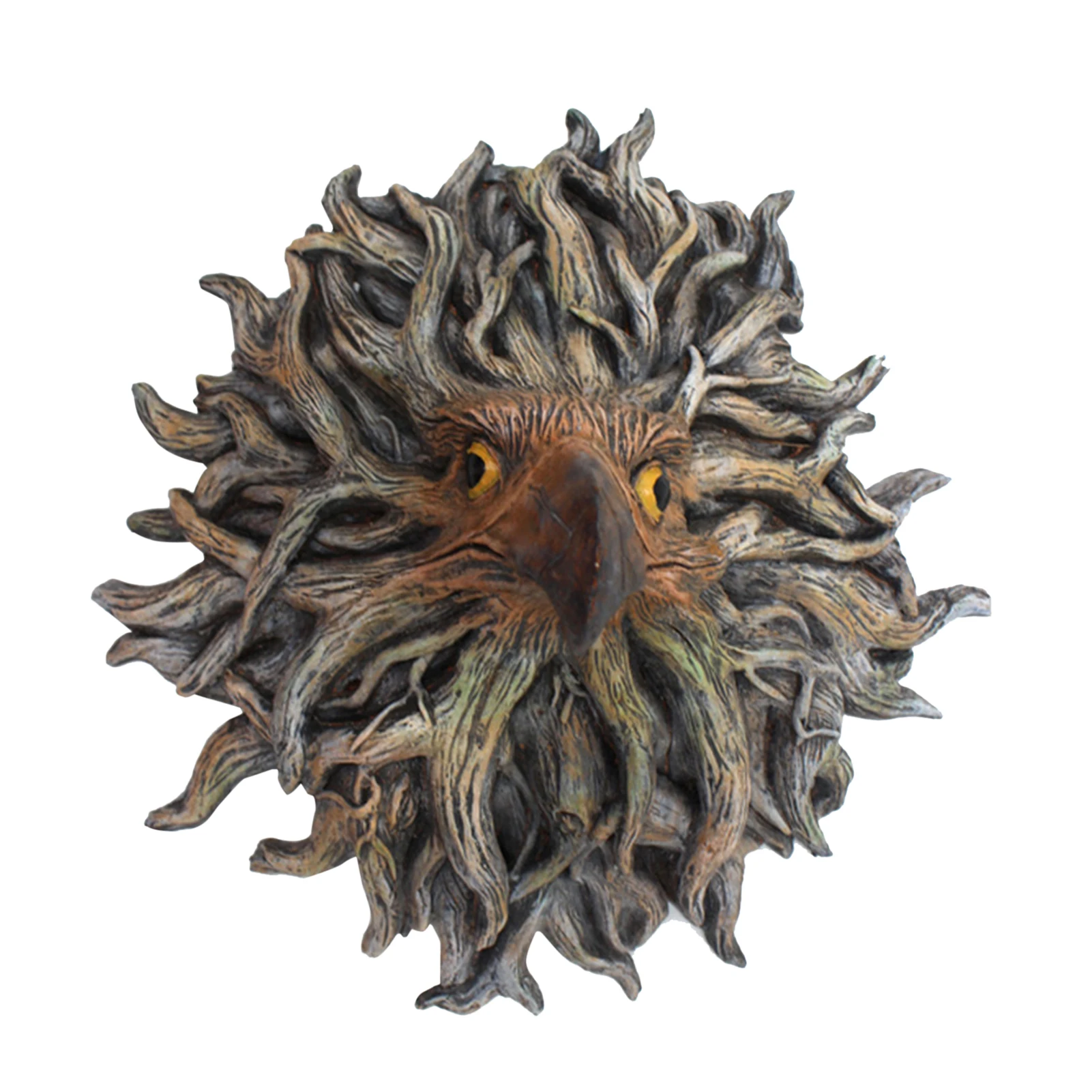 

1 шт., забавная полимерная Статуэтка «лицо орла»