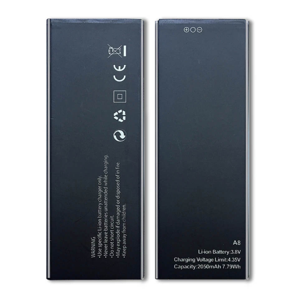 

Запасной литий-ионный аккумулятор 2050 мАч для смартфона Blackview A8