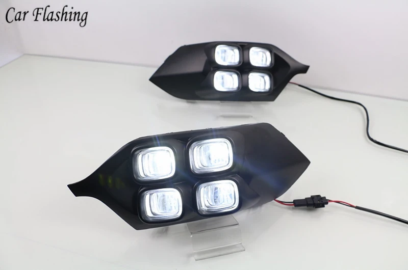 1 комплект Автомобильный светодиодный светильник дневной ходовой DRL для Mitsubishi