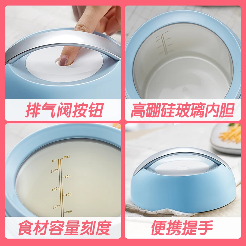 Контейнер для еды из боросиликатного стекла 1 л|Вакуумные фляги и термосы| |