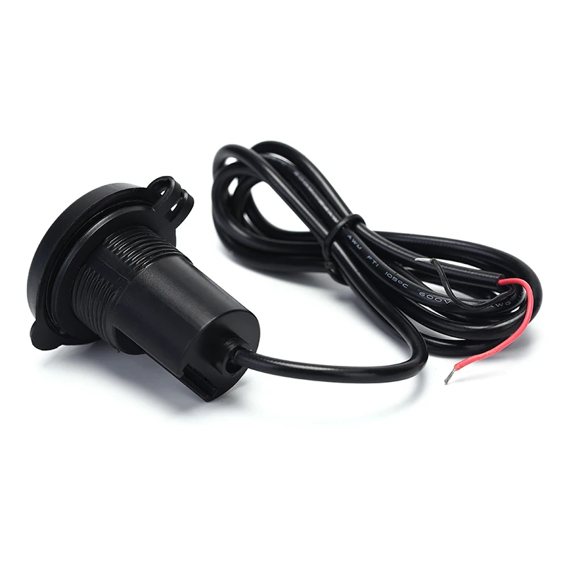 

2 Port USB Supply Socket Charger USB Charger Voltmeter Socket Panel Waterproof Car Motorcycle Cell Phone GPS Power