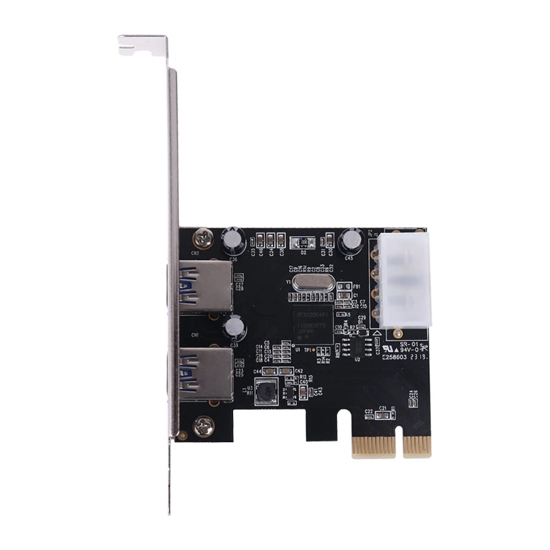 

PCI-E PCI Express Dual Port USB 3.0 HUB Expansion Card Adapter High Speed with Low Profile Bracket