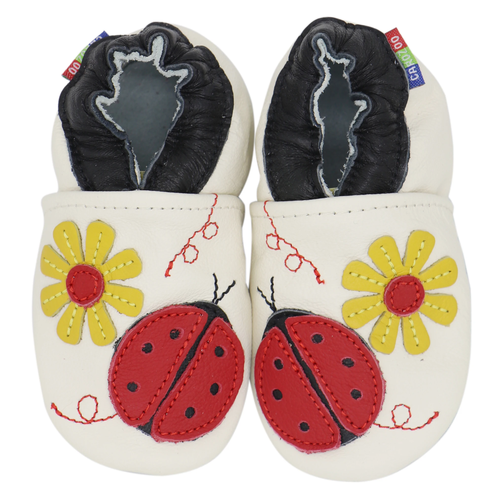 Shoeszoo-zapatos antideslizantes para beb&eacute;s reci&eacute;n nacidos, calzado suave de piel aut&eacute;ntica, dise&ntilde;o m&uacute;ltiple, para primeros pasos, 0-24 meses-1