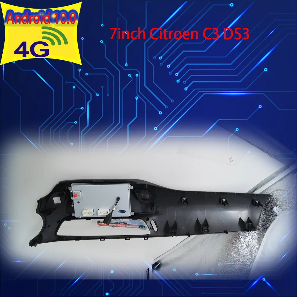 2 din Автомобильный мультимедийный DVD плеер gps навигации для Citroen C3 DS3 2010 2011 2012 2013 2014