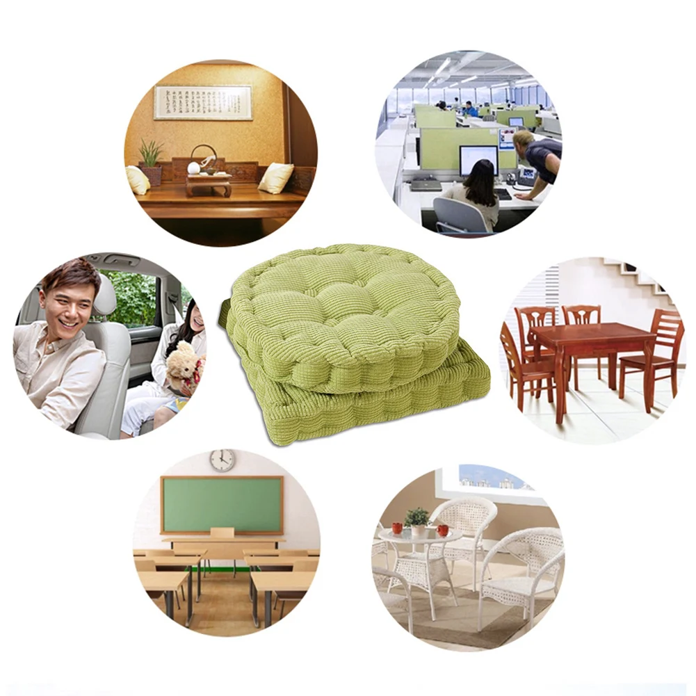 

Corduroy Tatami Cushion Hip Shaping Beautifying Seat Office Chair Cushion Thick Solid Color Square Cushion Fat Mat