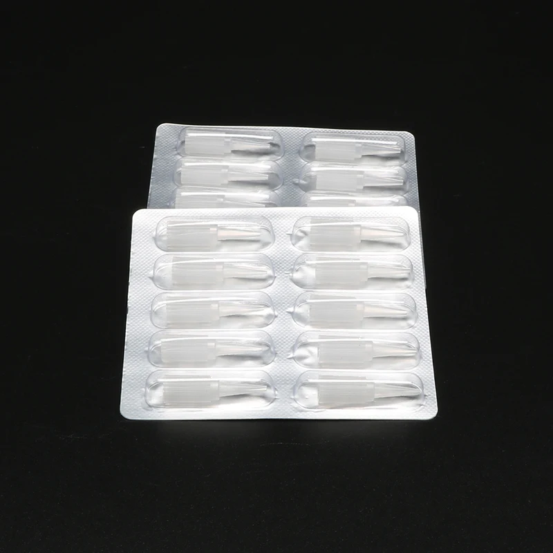 

1RL *100pcs Needles Caps Sterilization Blister Packaging Permanent Makeup Needles Tips