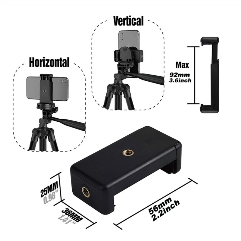 

Selfie Stick Tripod Extendable Cell Phone Tripod Stand with Wireless Remote Shutter Compatible with All Phones DSLR