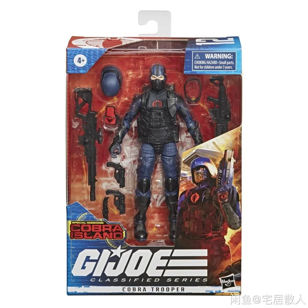 

Hasbro G.I.JOE 1/12 6inches Action Figure Classified Series Cobra Trooper Anime Movie Model For Gift Free Shipping