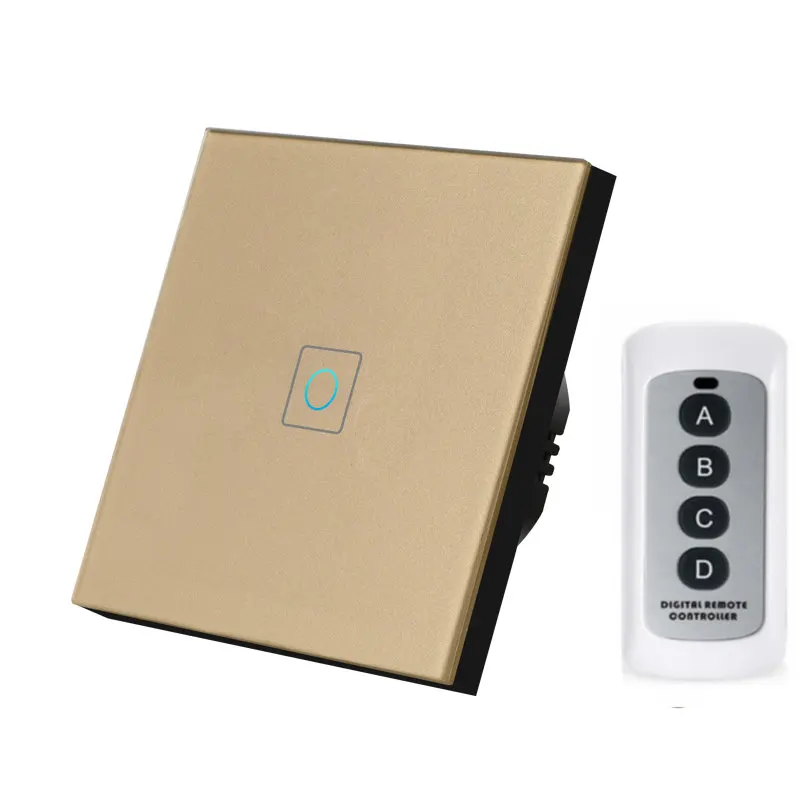 Стандарт ЕС беспроводной пульт дистанционного управления 220 В 1 банда умный