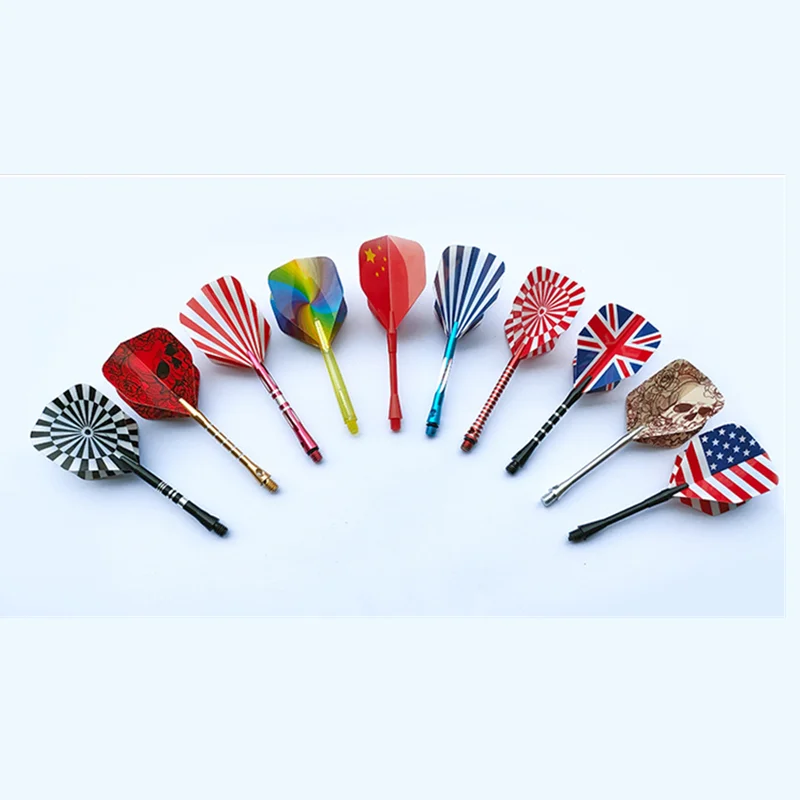 

30PCS high quality dart wing set durable dart flying high quality PET dart flying mixed pattern outdoor dart wing tail