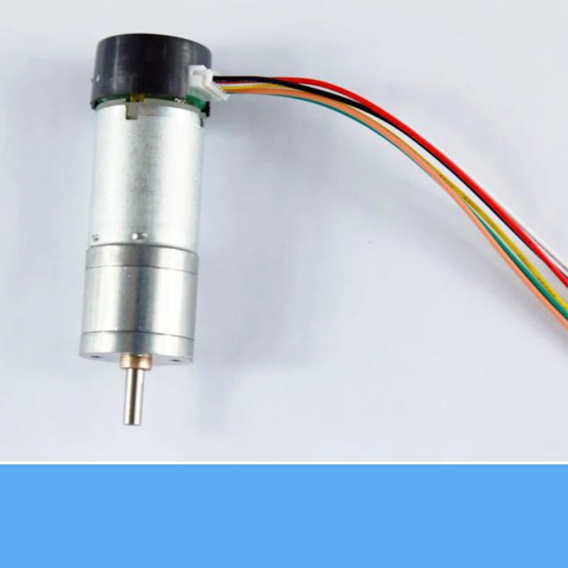 

High Torque 25mm DC Geared Motor 25GA-370 9V 150rpm Motor With Hall Encoder RC Smart Robot Chassis Part DIY Speed Feedback