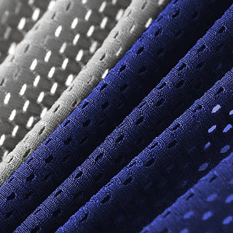 

New Fashion Men Sexy Ice Mesh Hole Underwear Breathable Soft Mid Waist Seoul Convex Separation Boxer Panties Drop Shipping W2