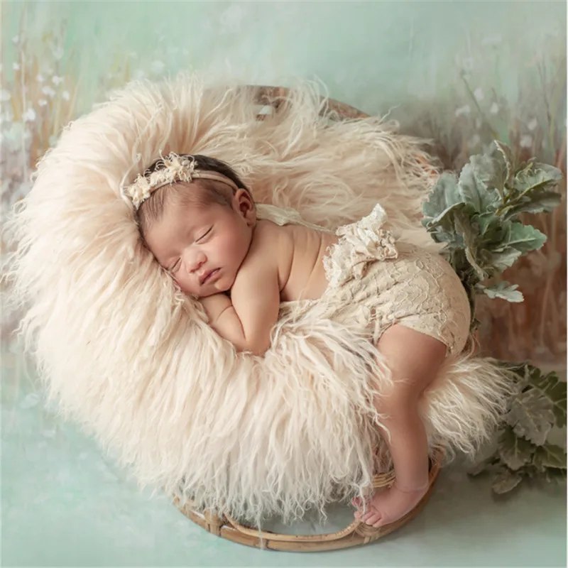 2021 Baby Photography Props Handmade Bamboo Basket Papasan Chair Newborn Photo Shoot Posing Sofa for Fotografia Acessorio