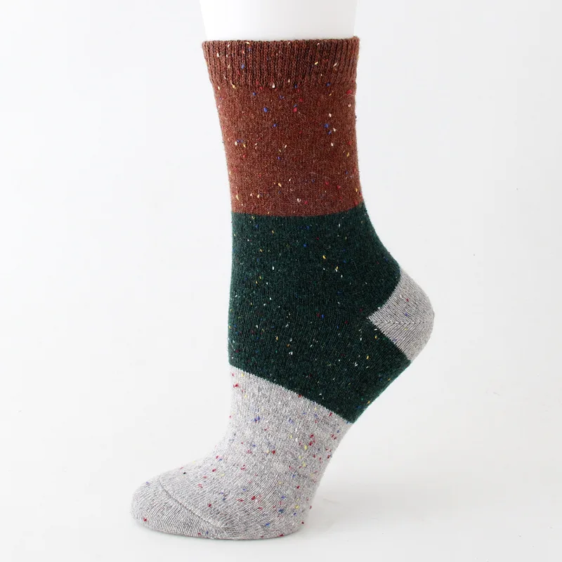 12 Pairs Per Set Wool Socks Winter Thickened Warm Adult Wool Socks Japanese Female Socks Wholesale