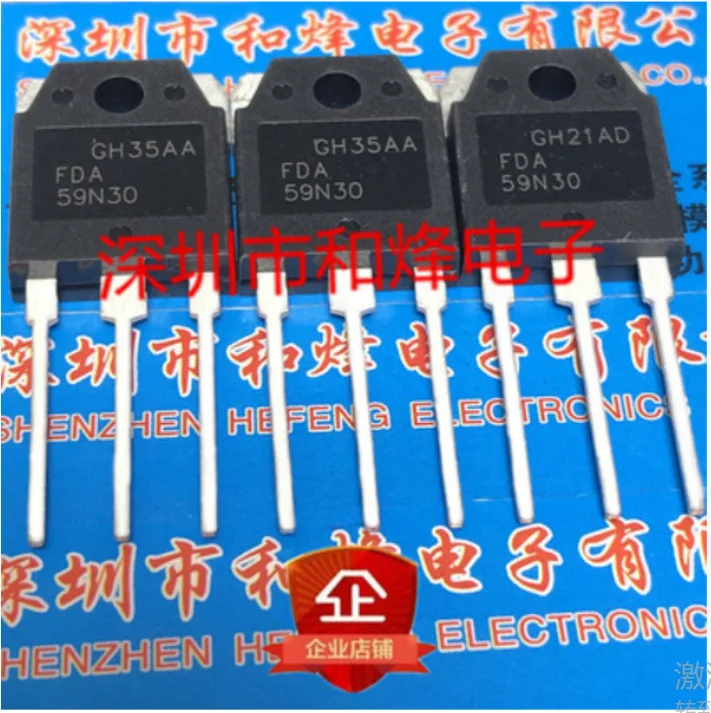 

Free shipping 10pcs FDA59N30 TO-3P 59A 300V