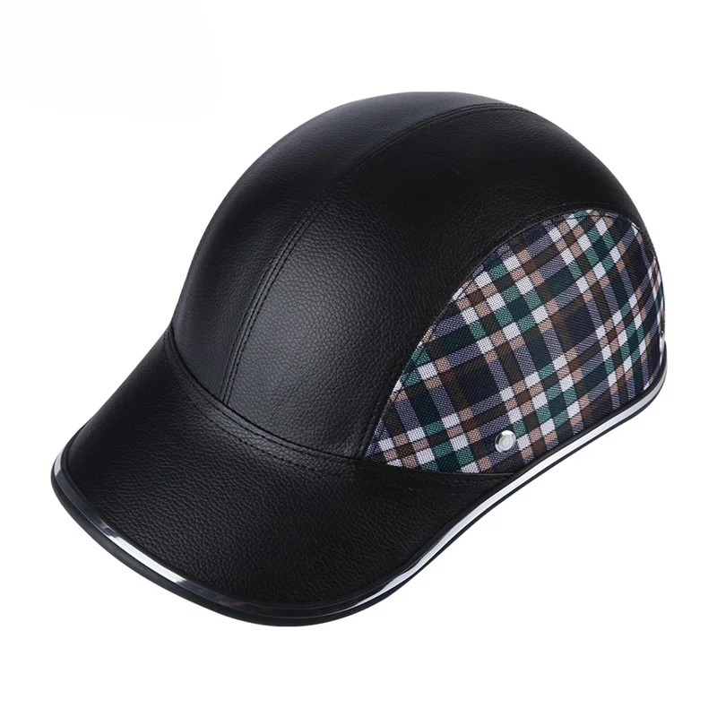 

1PC Motorcycle Half Helmet Baseball Cap Style Half Face Helmet Electric Bike Scooter Anti-UV Safety Hard Hat