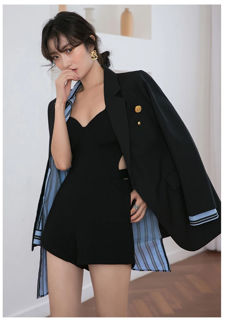 GETSRING Женский блейзер ассиметричный костюм пальто пэчворк разные цвета