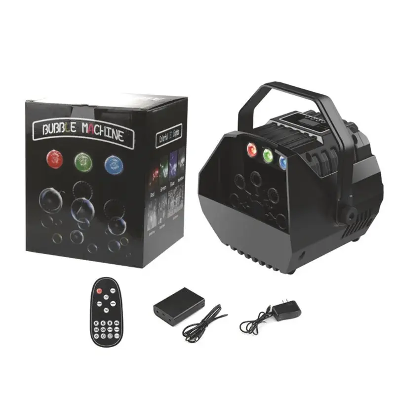 

LED Mini Bubble Machine Auto Bubble Blow Maker for Outdoor/Indoor Use Gifts for Kids US / British /Australian Standard