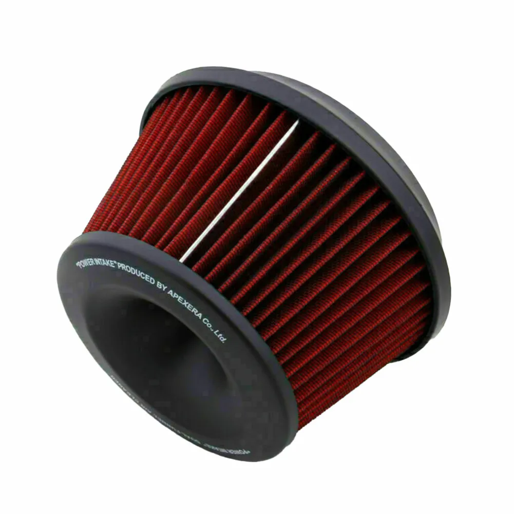 

＋Screws Air Filter 1 Set 1pc 76MM Adapter Car Mushroom Head Power Intake