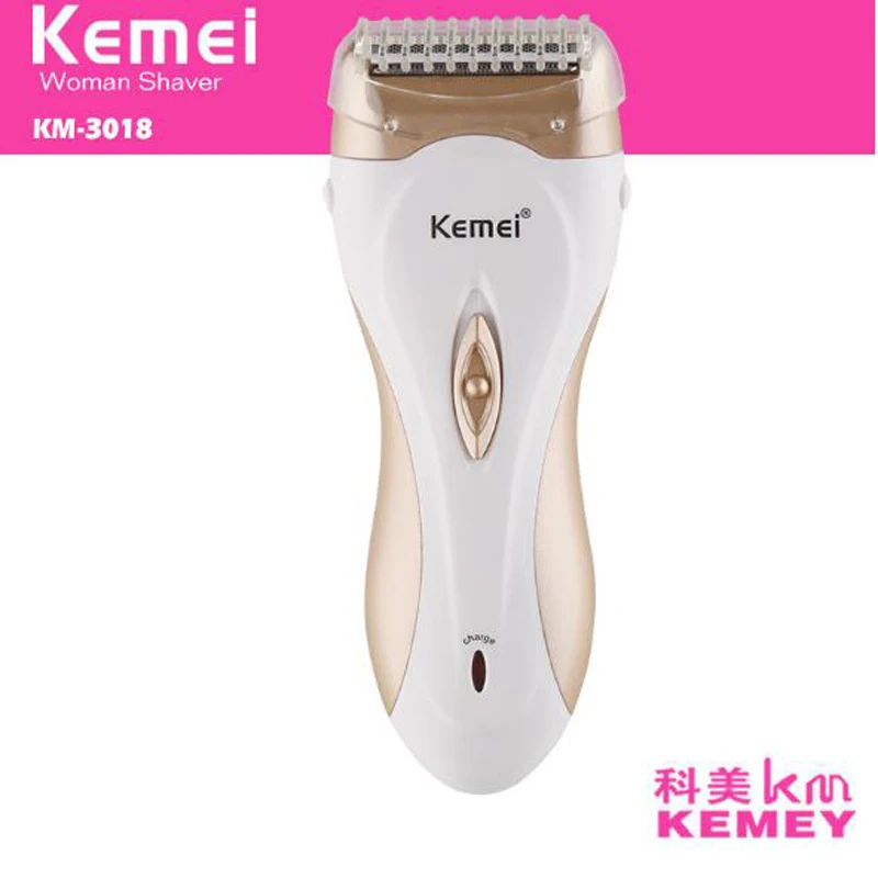 

kemei electric epilator KM-3518 body hair remover painless hair removal portable electric lady shaver rechargeable