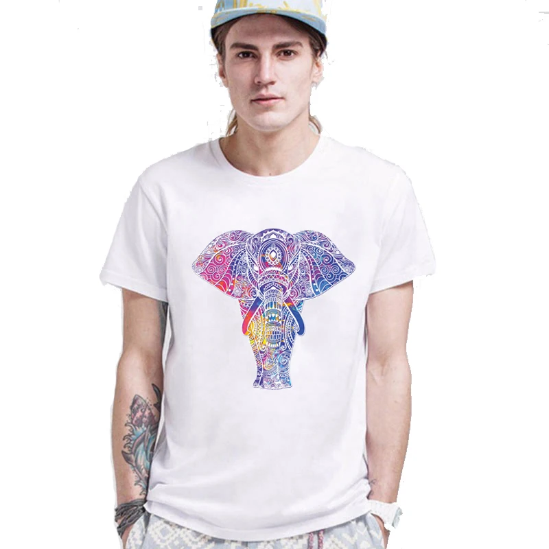 Pulaqi DIY Elephant Patch Iron on Transfer for Clothing Vinyl Heat Thermal Patches Stripes Clothes Stickers Badges | Дом и сад
