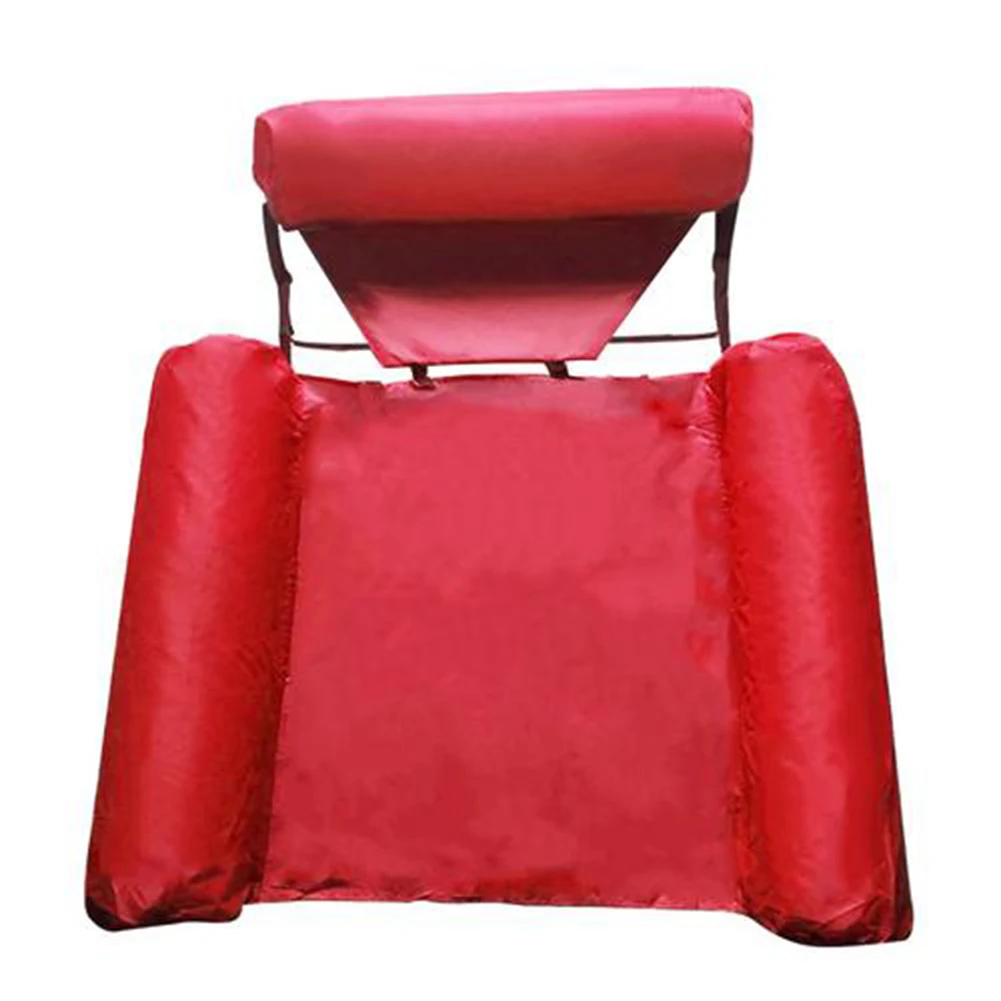 Плавающая водная кровать складной надувной гамак с регулируемой спинкой