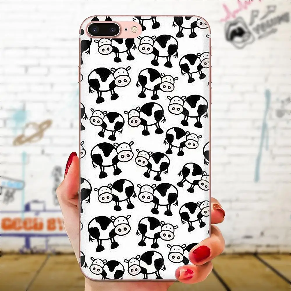 Aninal Hippo Cow For Samsung Galaxy Note 5 8 9 S3 S4 S5 S6 S7 S8 S9 S10 5G mini Edge Plus Lite Cartoon Pattern Phone Case | Мобильные