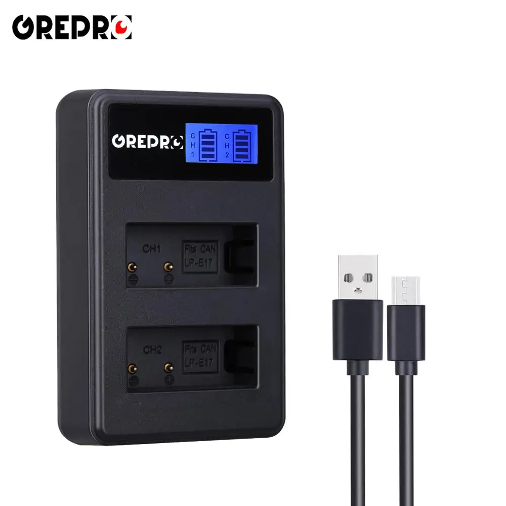 2 шт. 1300 мАч LP-E8 LP E8 LPE8 батарея + LCD двойное USB зарядное устройство для Canon EOS 550D 600D 650D