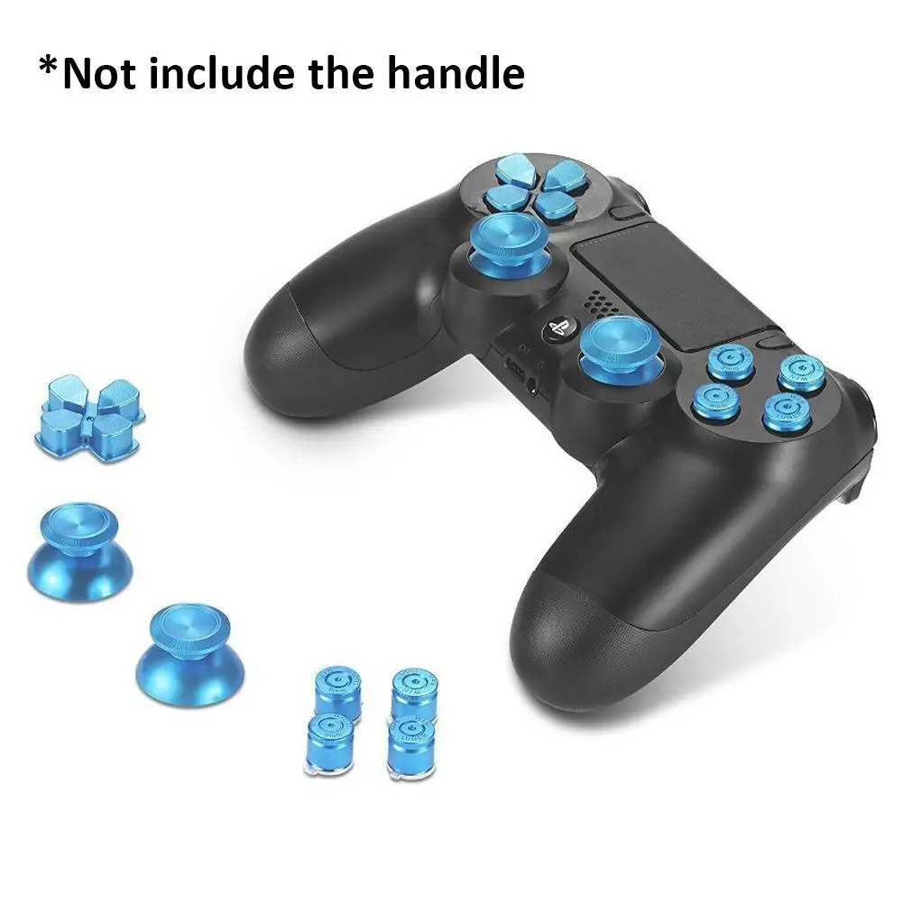Металлический джойстик для пальца 7 шт. колпачки ручки + кнопки Dpad Action D Pad Sony Playstation