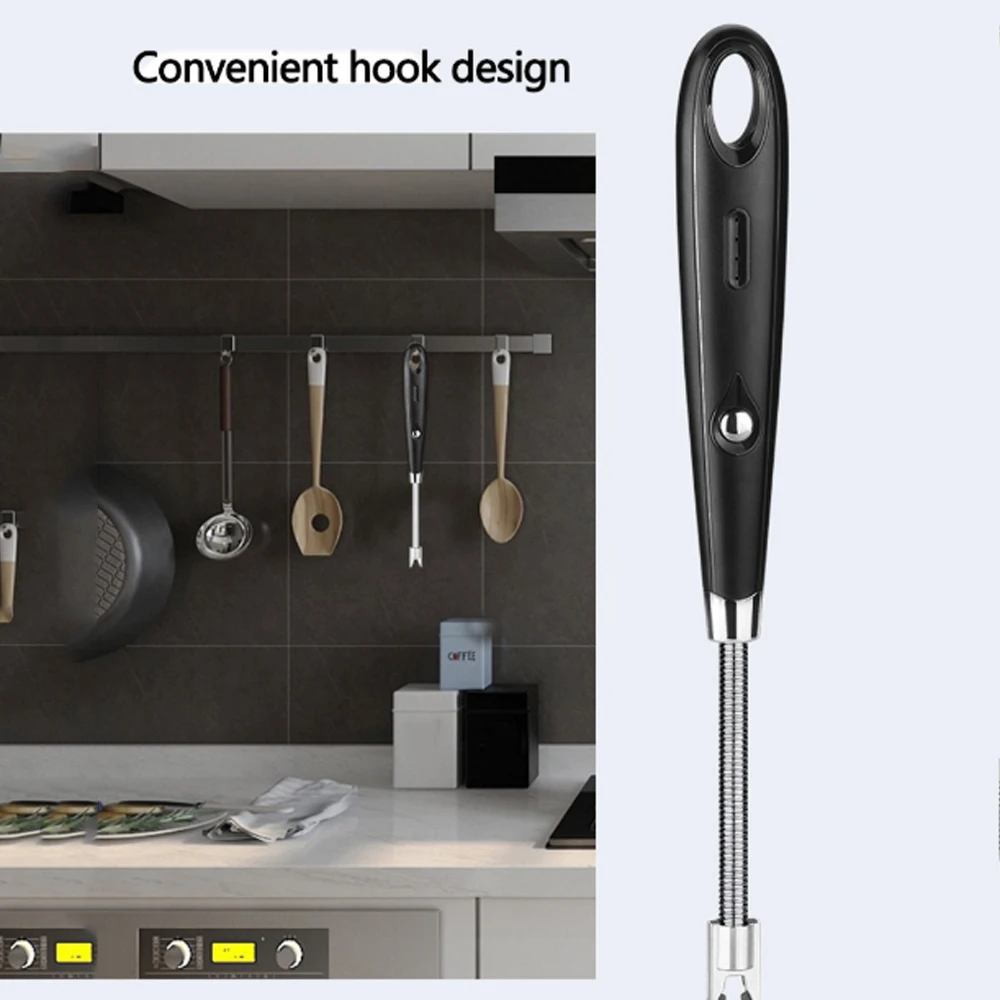 Ветрозащитный светодиодный Зажигалка USB Электрический Перезаряжаемые Длинные