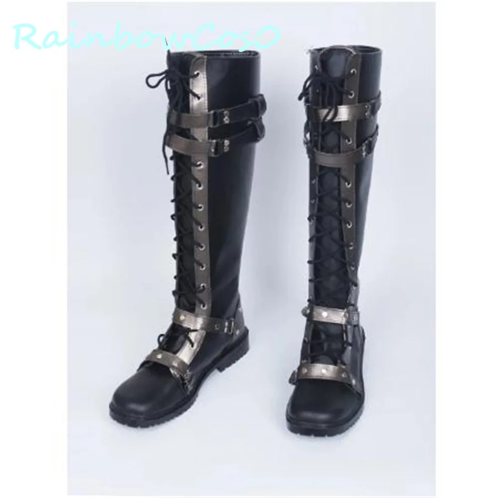 Final Fantasy XV Nyx Ulric Сапоги Обувь для косплея Игра Аниме Карнавал Вечеринка Хэллоуин