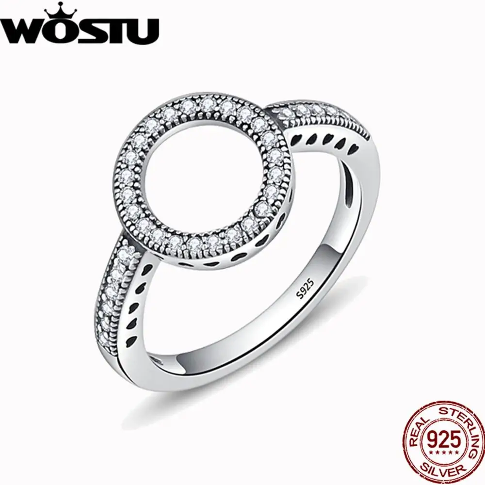 WOSTU,,, настоящее 925 пробы, серебряные кольца для женщин, кот, радуга, кольцо на удачу, люкс класс, S925, ювелирное изделие, подарок, Прямая поставка
