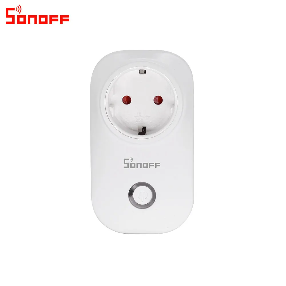 Itead Sonoff S20 Версия ЕС WiFi умный дом Беспроводная розетка приложение дистанционное управление через eWeLink работа с Alexa Google Home IFTTT