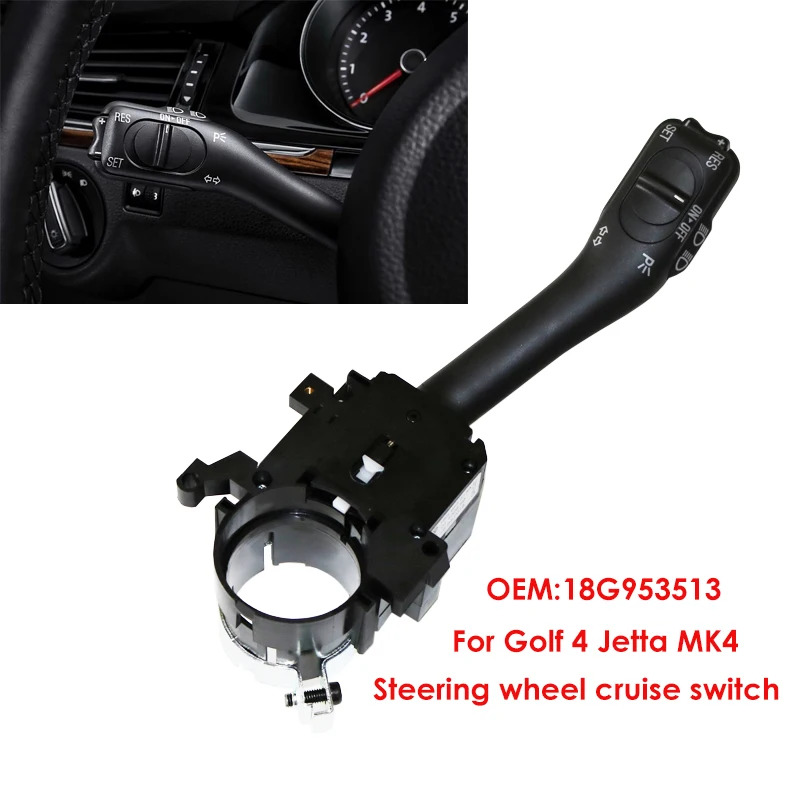 Фото Переключатель для VW Golf 4 Jetta MK4 IV Bora, новая система круиз-контроля CCS, разговорная ручка, 18G953513 1J1 970 011 F 18G 953 513 №1