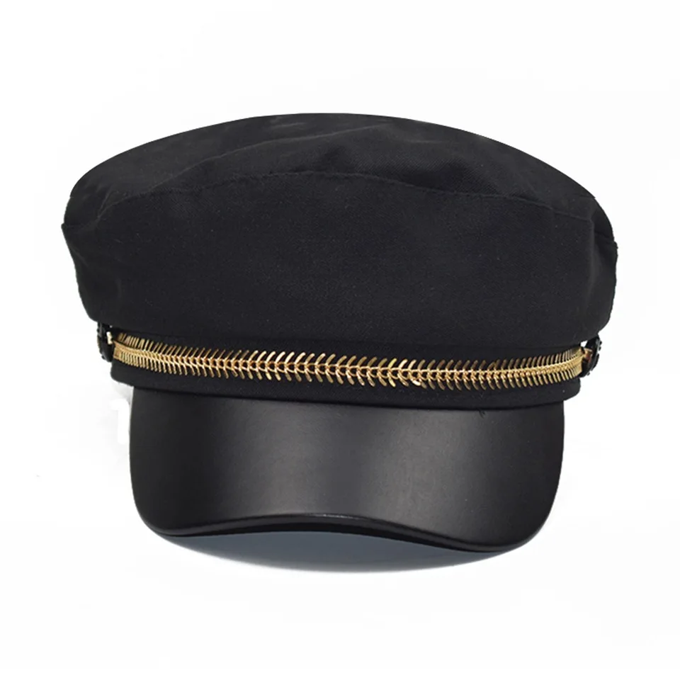Кепка газетчика на молнии для мужчин и женщин Модный повседневный берет в стиле