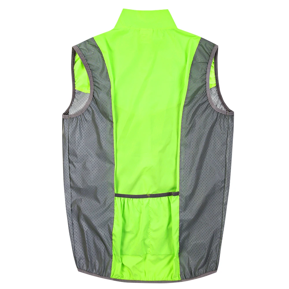 Велосипедный светоотражающий жилет Wosawe дышащий без рукавов уличный для ночных