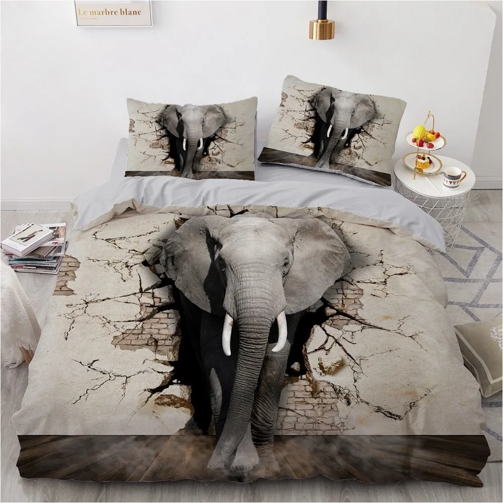

Luxury Digital printing Bedding Set King Size Duvet Cover Bed Linen Queen Comforter Quilt Cover High Quality For Adults Children