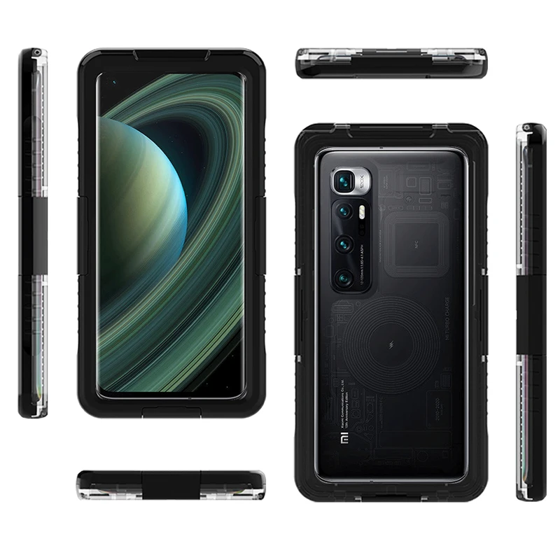 

IP68 Waterproof Case for Xiaomi Redmi Note 10 8 Pro Max Mi 10 Ultra Underwater Diving 6M Anti-fall Protection Cover Fundas Capa