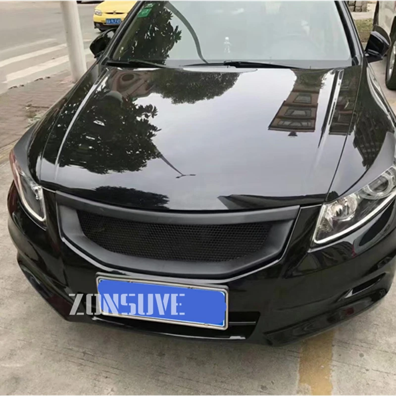 Применение для Honda Accord седан 2011 2012 год углеродного волокна Refitt спереди центр