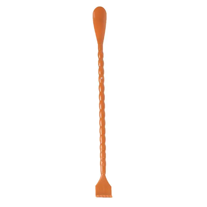 2 In 1 Multifunction Back Scratcher Shoehorn Cucurbit Shaped Anti-Slip Long Handle Shoe Horn Manual Massager Lifter Tools | Красота и