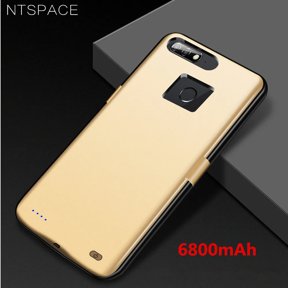 Чехлы с зарядным устройством для Huawei Honor 7A Pro 6800 мАч тонкий чехол резервным
